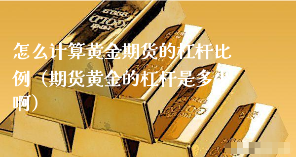 怎么计算黄金期货的杠杆比例（期货黄金的杠杆是多少啊）_https://www.xyskdbj.com_期货平台_第1张