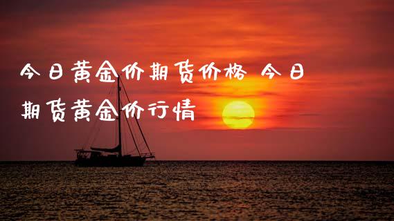 今日黄金价期货价格 今日期货黄金价行情_https://www.xyskdbj.com_期货学院_第1张