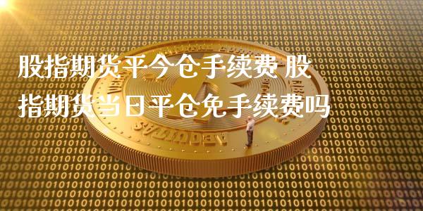 股指期货平今仓手续费 股指期货当日平仓免手续费吗_https://www.xyskdbj.com_期货行情_第1张