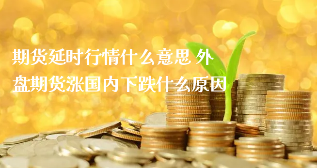 期货延时行情什么意思 外盘期货涨国内下跌什么原因_https://www.xyskdbj.com_期货学院_第1张