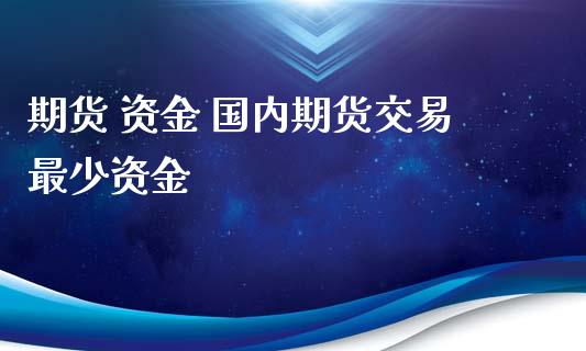 期货 资金 国内期货交易最少资金_https://www.xyskdbj.com_期货平台_第1张