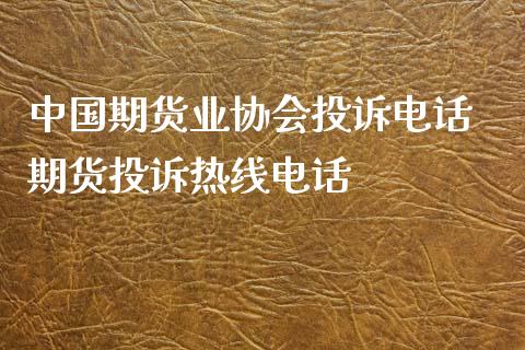 中国期货业协会投诉电话 期货投诉热线电话_https://www.xyskdbj.com_原油行情_第1张