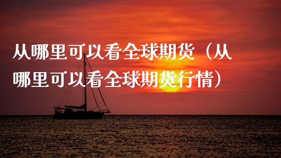 从哪里可以看全球期货（从哪里可以看全球期货行情）_https://www.xyskdbj.com_原油直播_第1张