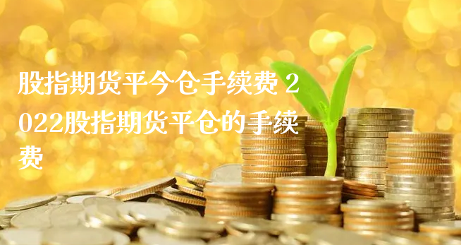 股指期货平今仓手续费 2022股指期货平仓的手续费_https://www.xyskdbj.com_期货行情_第1张