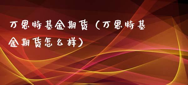 万思特基金期货（万思特基金期货怎么样）_https://www.xyskdbj.com_期货手续费_第1张