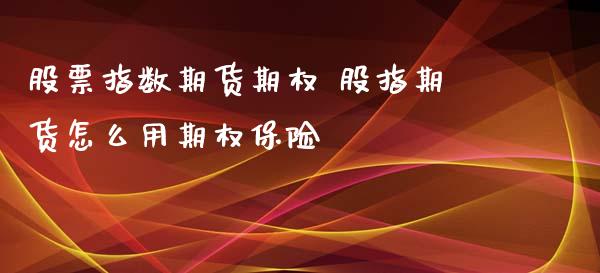 股票指数期货期权 股指期货怎么用期权保险_https://www.xyskdbj.com_期货手续费_第1张