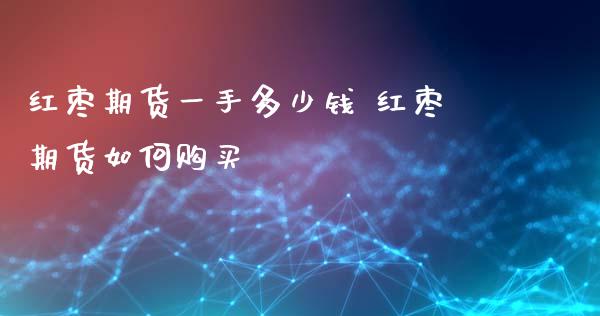 红枣期货一手多少钱 红枣期货如何购买_https://www.xyskdbj.com_原油直播_第1张