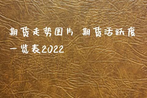 期货走势图片 期货活跃度一览表2022_https://www.xyskdbj.com_期货学院_第1张