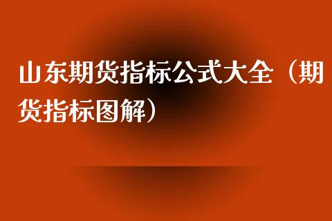 山东期货指标公式大全（期货指标图解）_https://www.xyskdbj.com_原油行情_第1张