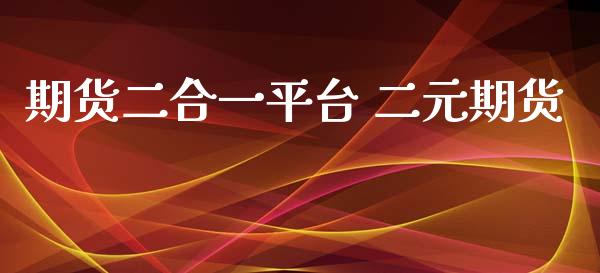 期货二合一平台 二元期货_https://www.xyskdbj.com_期货平台_第1张