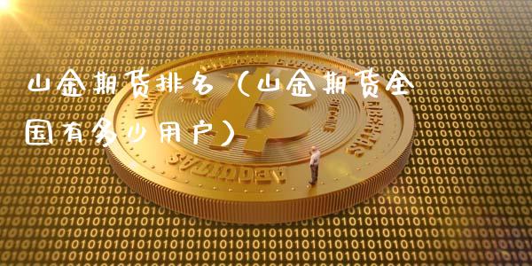 山金期货排名（山金期货全国有多少用户）_https://www.xyskdbj.com_期货手续费_第1张