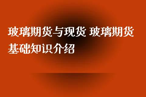 玻璃期货与现货 玻璃期货基础知识介绍_https://www.xyskdbj.com_期货学院_第1张