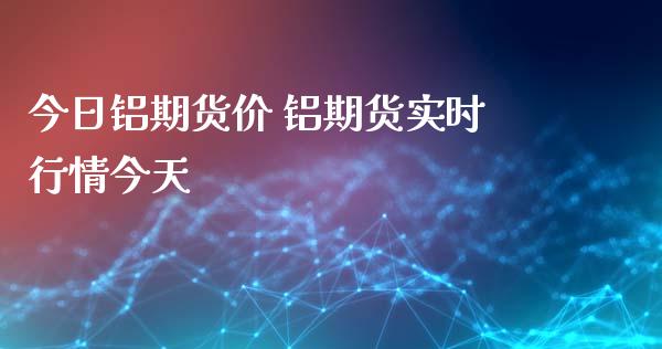 今日铝期货价 铝期货实时行情今天_https://www.xyskdbj.com_期货学院_第1张