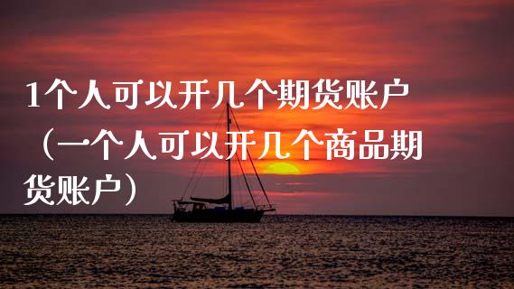 1个人可以开几个期货账户（一个人可以开几个商品期货账户）_https://www.xyskdbj.com_原油行情_第1张