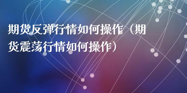 期货反弹行情如何操作（期货震荡行情如何操作）_https://www.xyskdbj.com_期货手续费_第1张