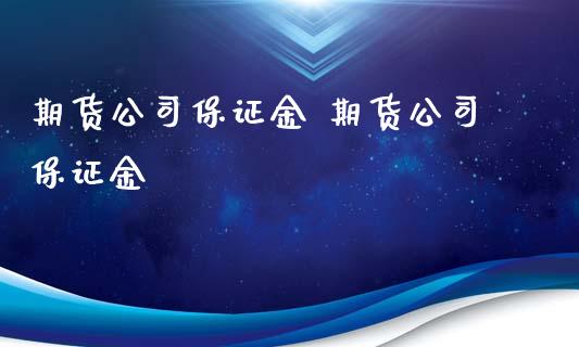 期货公司保证金 期货公司保证金_https://www.xyskdbj.com_期货学院_第1张