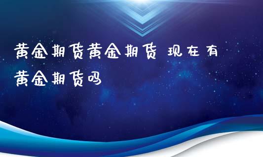 黄金期货黄金期货 现在有黄金期货吗_https://www.xyskdbj.com_期货平台_第1张