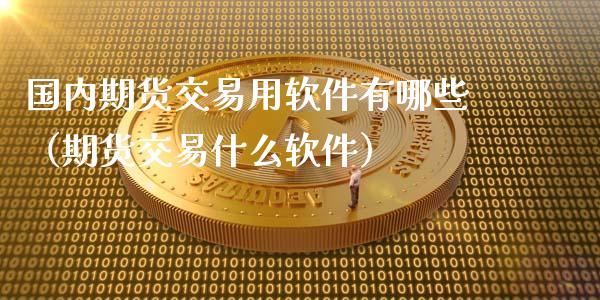 国内期货交易用软件有哪些（期货交易什么软件）_https://www.xyskdbj.com_原油行情_第1张