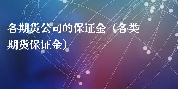 各期货公司的保证金（各类期货保证金）_https://www.xyskdbj.com_期货学院_第1张