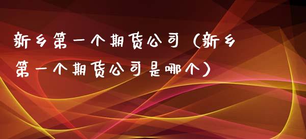 新乡第一个期货公司（新乡第一个期货公司是哪个）_https://www.xyskdbj.com_原油直播_第1张