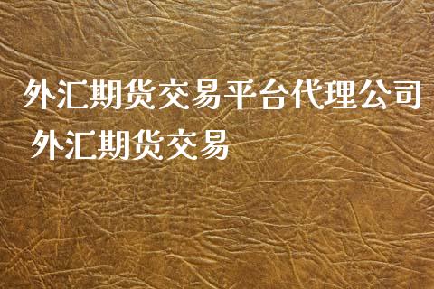 外汇期货交易平台代理公司 外汇期货交易_https://www.xyskdbj.com_期货行情_第1张