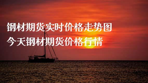 钢材期货实时价格走势图 今天钢材期货价格行情_https://www.xyskdbj.com_期货学院_第1张