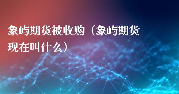 象屿期货被收购（象屿期货现在叫什么）_https://www.xyskdbj.com_期货手续费_第1张