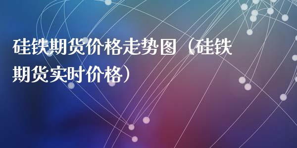 硅铁期货价格走势图（硅铁期货实时价格）_https://www.xyskdbj.com_期货平台_第1张