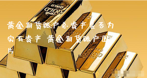 黄金期货账户总资产是否为实有资产 黄金期货账户图片_https://www.xyskdbj.com_原油直播_第1张