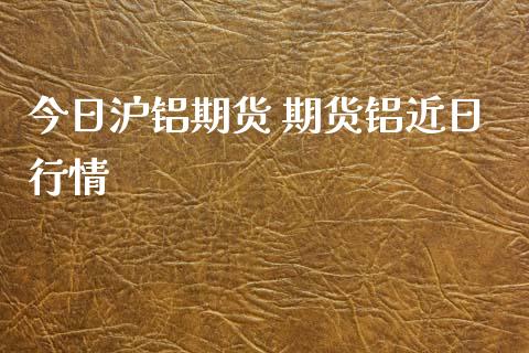 今日沪铝期货 期货铝近日行情_https://www.xyskdbj.com_原油行情_第1张