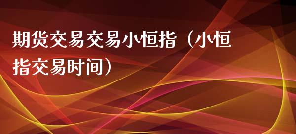 期货交易交易小恒指（小恒指交易时间）_https://www.xyskdbj.com_期货平台_第1张