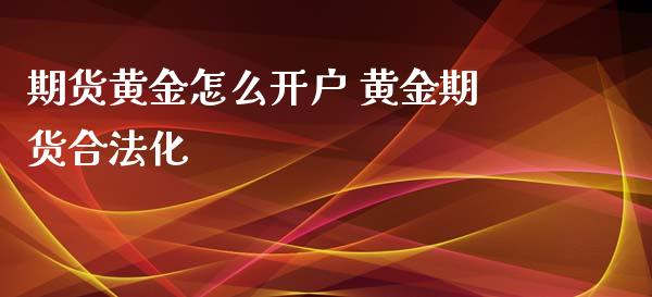 期货黄金怎么开户 黄金期货合法化_https://www.xyskdbj.com_期货学院_第1张