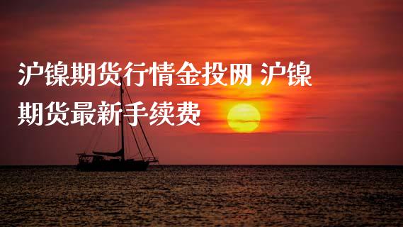 沪镍期货行情金投网 沪镍期货最新手续费_https://www.xyskdbj.com_期货平台_第1张