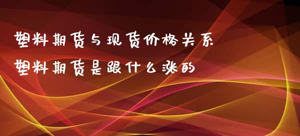 塑料期货与现货价格关系 塑料期货是跟什么涨的_https://www.xyskdbj.com_期货学院_第1张