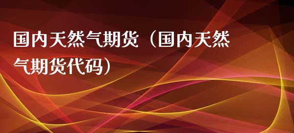 国内天然气期货（国内天然气期货代码）_https://www.xyskdbj.com_期货学院_第1张