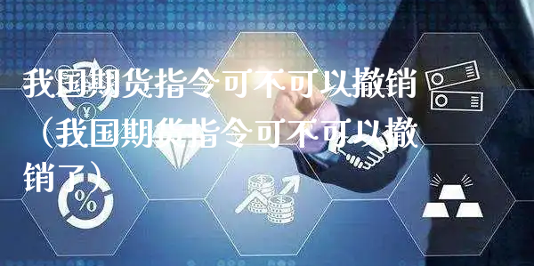 我国期货指令可不可以撤销（我国期货指令可不可以撤销了）_https://www.xyskdbj.com_原油行情_第1张