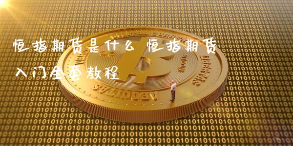 恒指期货是什么 恒指期货入门全套教程_https://www.xyskdbj.com_期货手续费_第1张