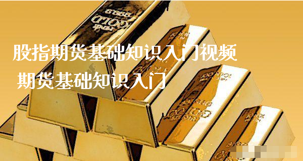 股指期货基础知识入门视频 期货基础知识入门_https://www.xyskdbj.com_期货学院_第1张