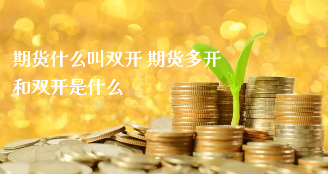 期货什么叫双开 期货多开和双开是什么_https://www.xyskdbj.com_期货学院_第1张