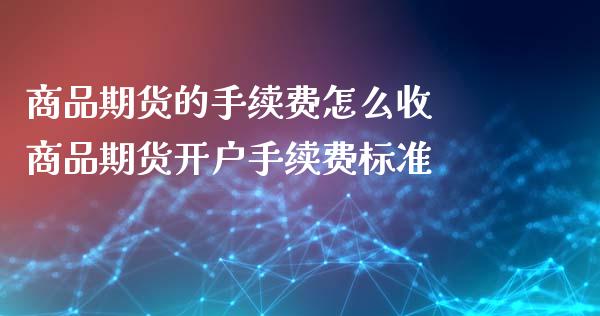 商品期货的手续费怎么收 商品期货开户手续费标准_https://www.xyskdbj.com_期货行情_第1张