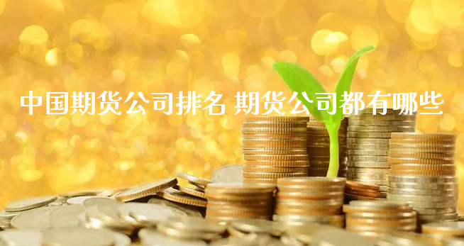 中国期货公司排名 期货公司都有哪些_https://www.xyskdbj.com_期货平台_第1张